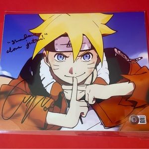 Amanda Miller Autographed 8x10 Photo! Inscribed “Boruto”